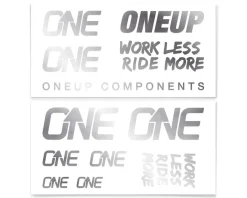 OneUp Components Frame Protection & Decals|Decal Kit (Silver)