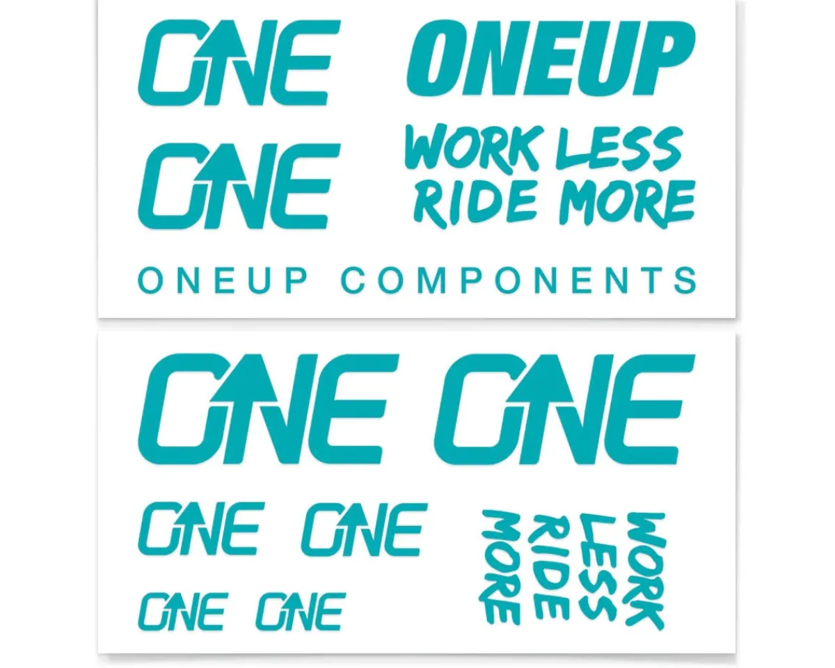 OneUp Components Frame Protection & Decals|Decal Kit (Turquoise)