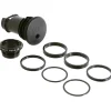 OneUp Components Headsets & Spacers|EDC Threaded Top Cap (Black) (1 1/8") (Alloy) (Includes Headset Spacers)