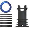 OneUp Components Headsets & Spacers|EDC Threaded Top Cap (Dark Blue) (1 1/8") (Alloy) (Includes Headset Spacers)