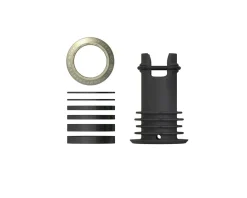 OneUp Components Headsets & Spacers|EDC Threaded Top Cap (Gold) (1 1/8") (Alloy) (Includes Headset Spacers)