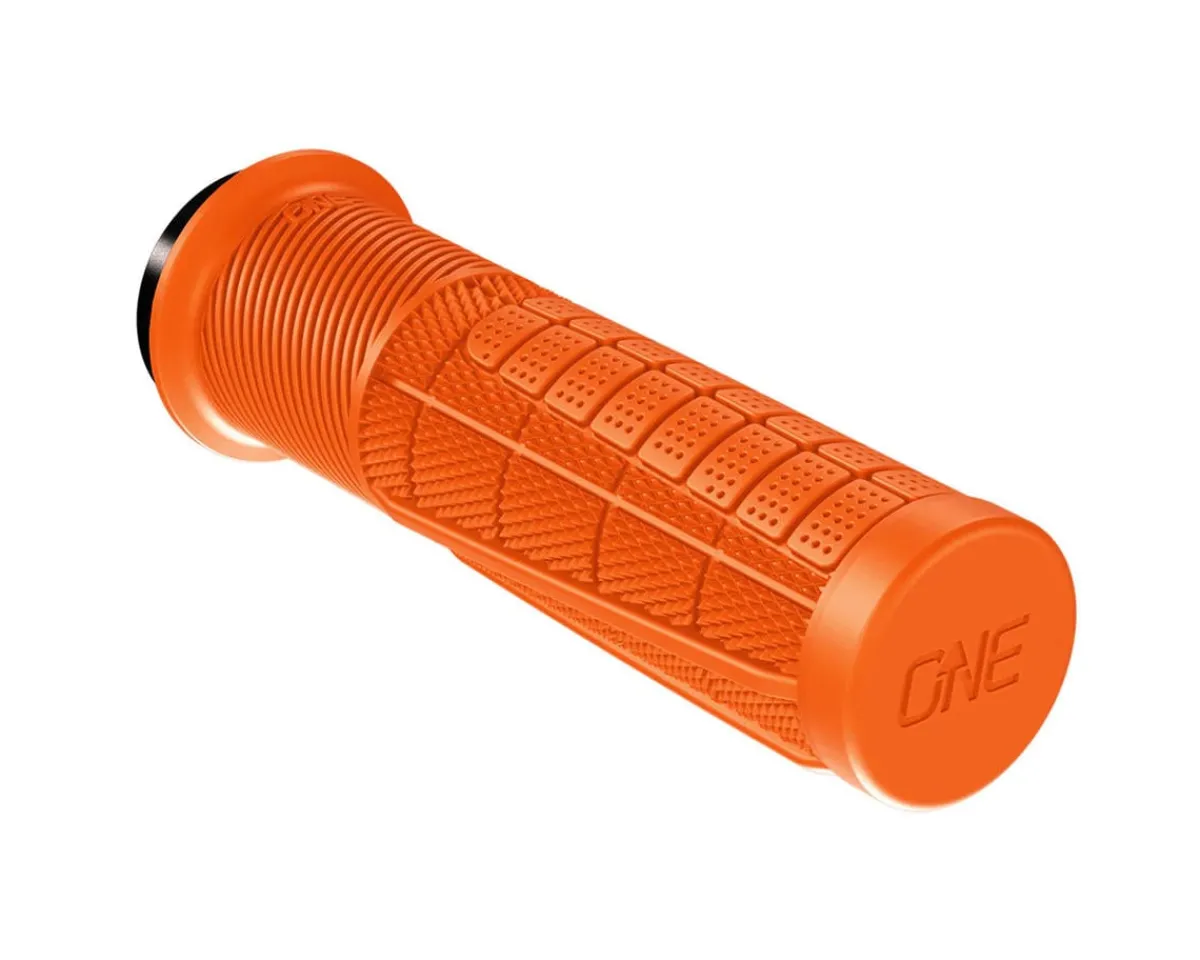 OneUp Components Grips & Handlebar Tape|Thick Lock-On Grips (Orange)
