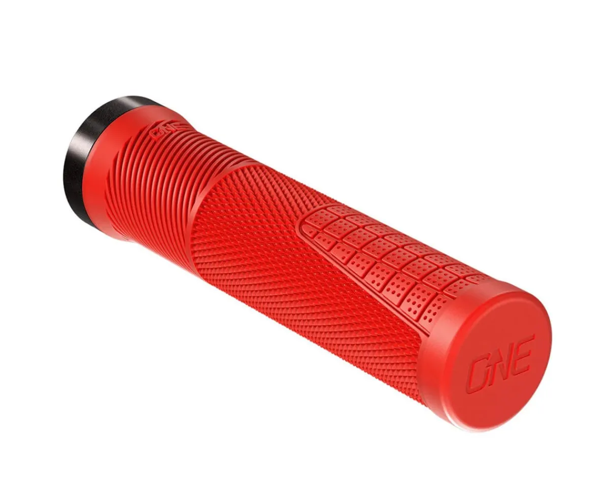 OneUp Components Grips & Handlebar Tape|Thin Lock-On Grips (Red)