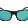 Optic Nerve Sunglasses & Goggles|ONE Timberline Sunglasses (Driftwood Grey) (Smoke Green Mirror Lens) (Polarized)