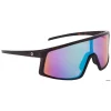 Optic Nerve Sunglasses & Goggles|Stone Cat Sunglasses (Matte Black) (Smoke Lens/Blue Mirror)