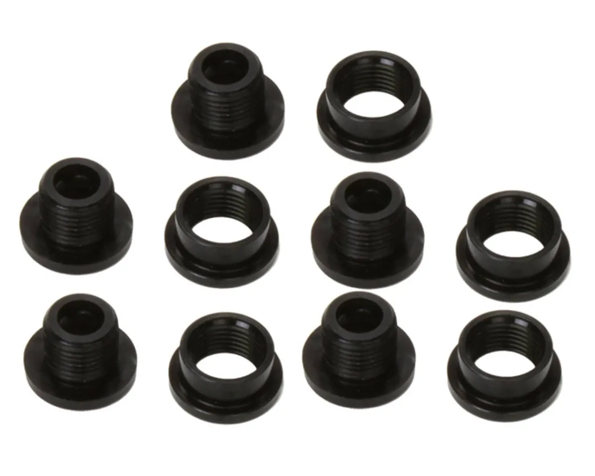 Origin8 Chainrings & Accessories|Alloy Single Ring Chainring Bolt Set (Black) (5 Pack)