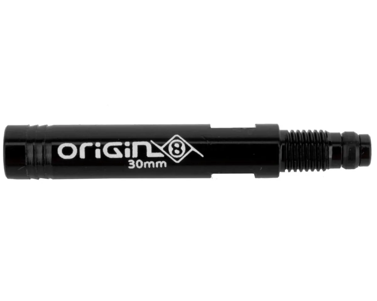 Origin8 Tire & Tube Accessories|Integrated Presta Valve Extensions (Black) (30mm) (Pair)