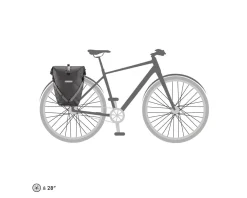 Ortlieb Bags & Packs|Back-Roller Urban Pannier (Pepper) (20L) (Single)