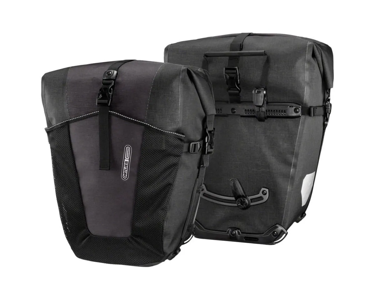 Ortlieb Bags & Packs|Back-Roller XL Plus Panniers (Granite/Black) (78L) (Pair)