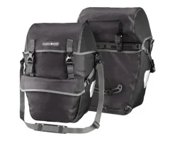 Ortlieb Bags & Packs|Bike-Packer Plus Panniers (Granite/Black) (42L) (Pair)