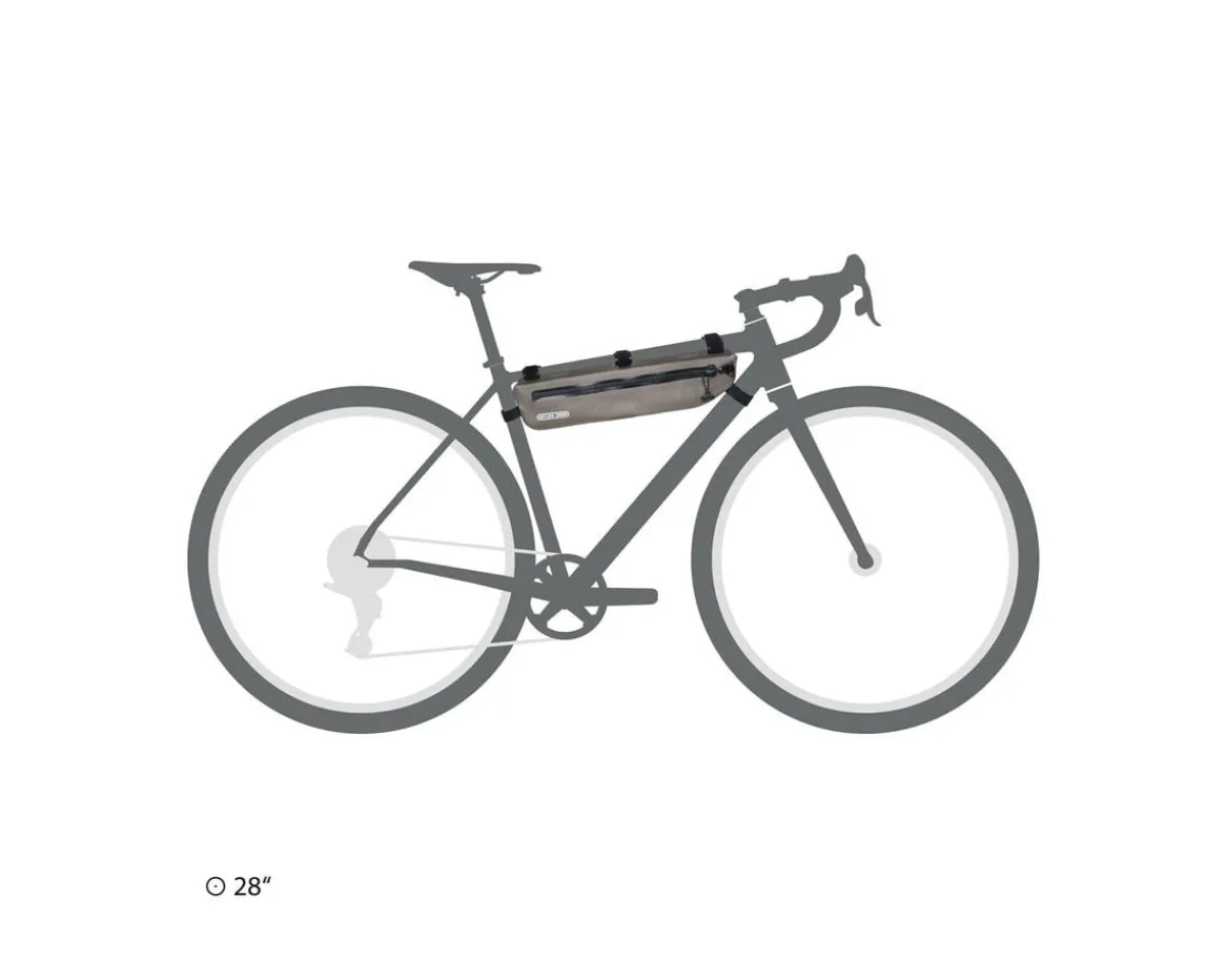 Ortlieb Bags & Packs|Bikepacking Toptube Frame-Pack (Dark Sand) (4L)