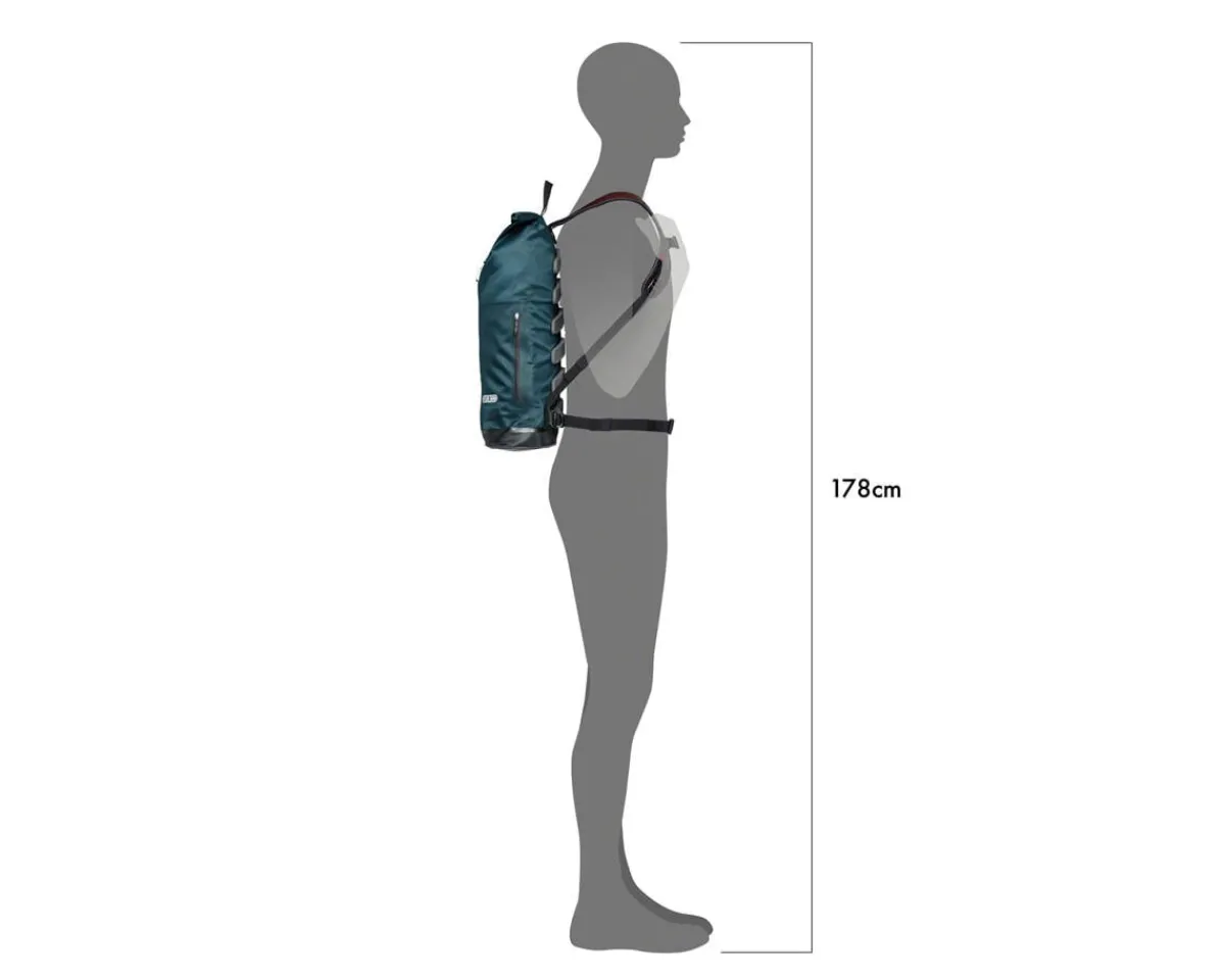 Ortlieb Bags & Packs|Commuter-Daypack Backpack (Petrol) (21L)