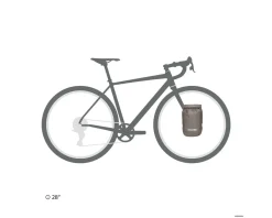 Ortlieb Bags & Packs|Fork-Pack Front Pannier (Dark Sand) (Single) (4.1L)
