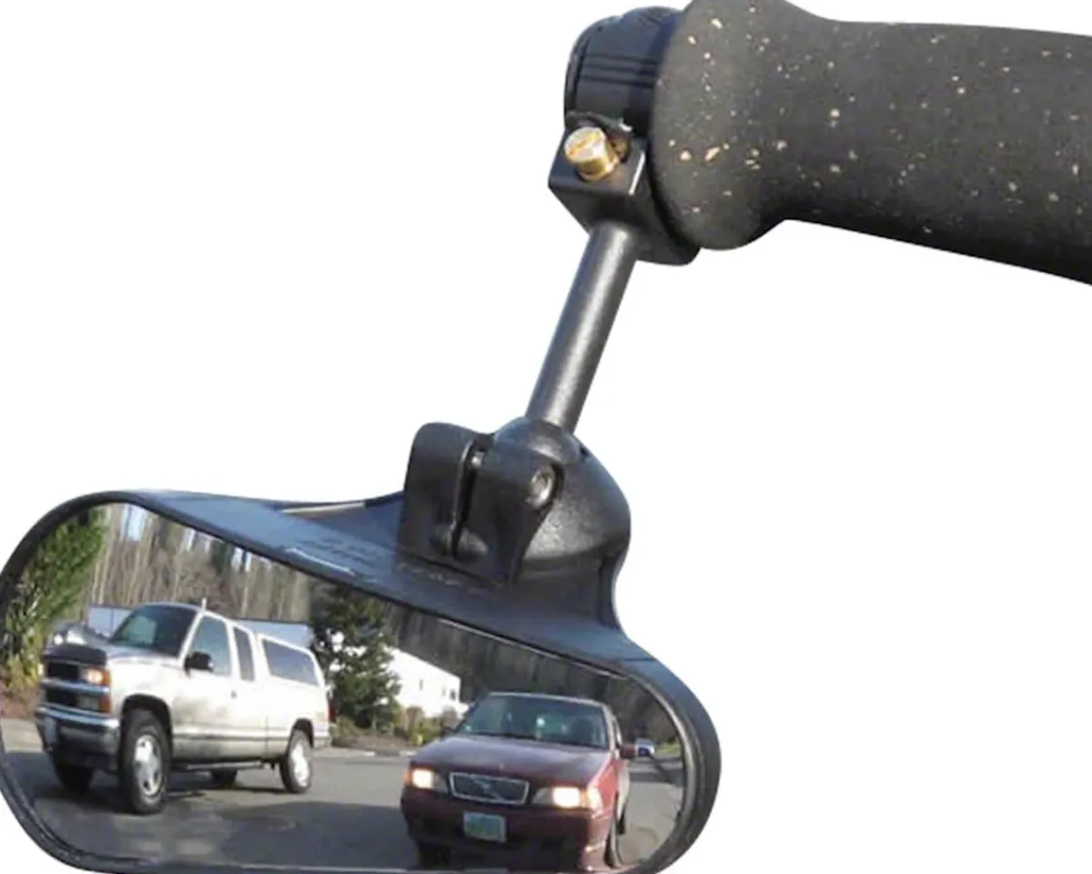 Ortlieb Mounts & Handlebar Accessories|UltraLite Bike Mirror (Black)