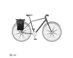 Ortlieb Bags & Packs|Vario Convertible Pannier/Backpack (Black) (Single) (20L) (QL2.1)