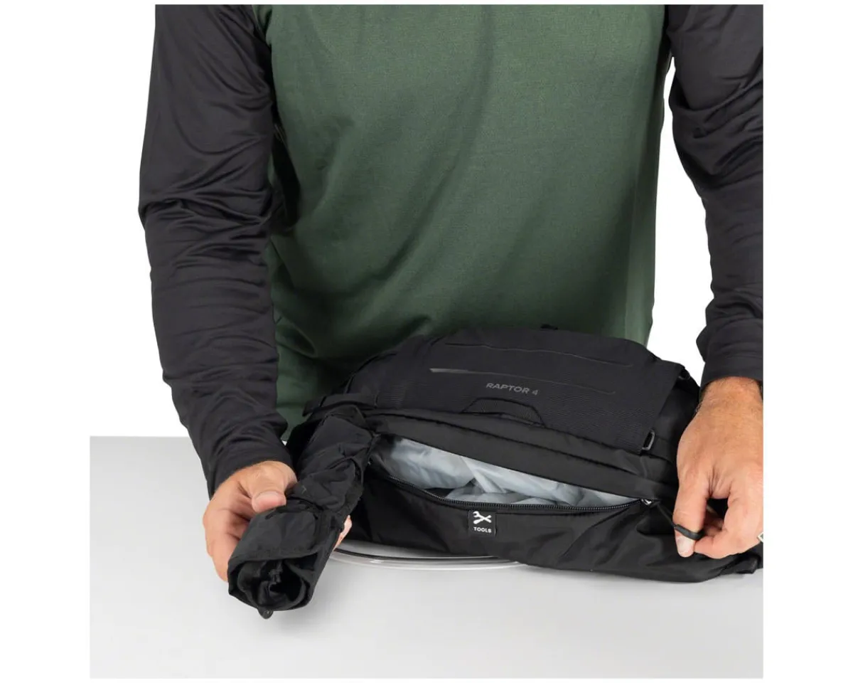 Osprey Bags & Packs|Raptor 4 Hydration Lumbar Pack (Black)