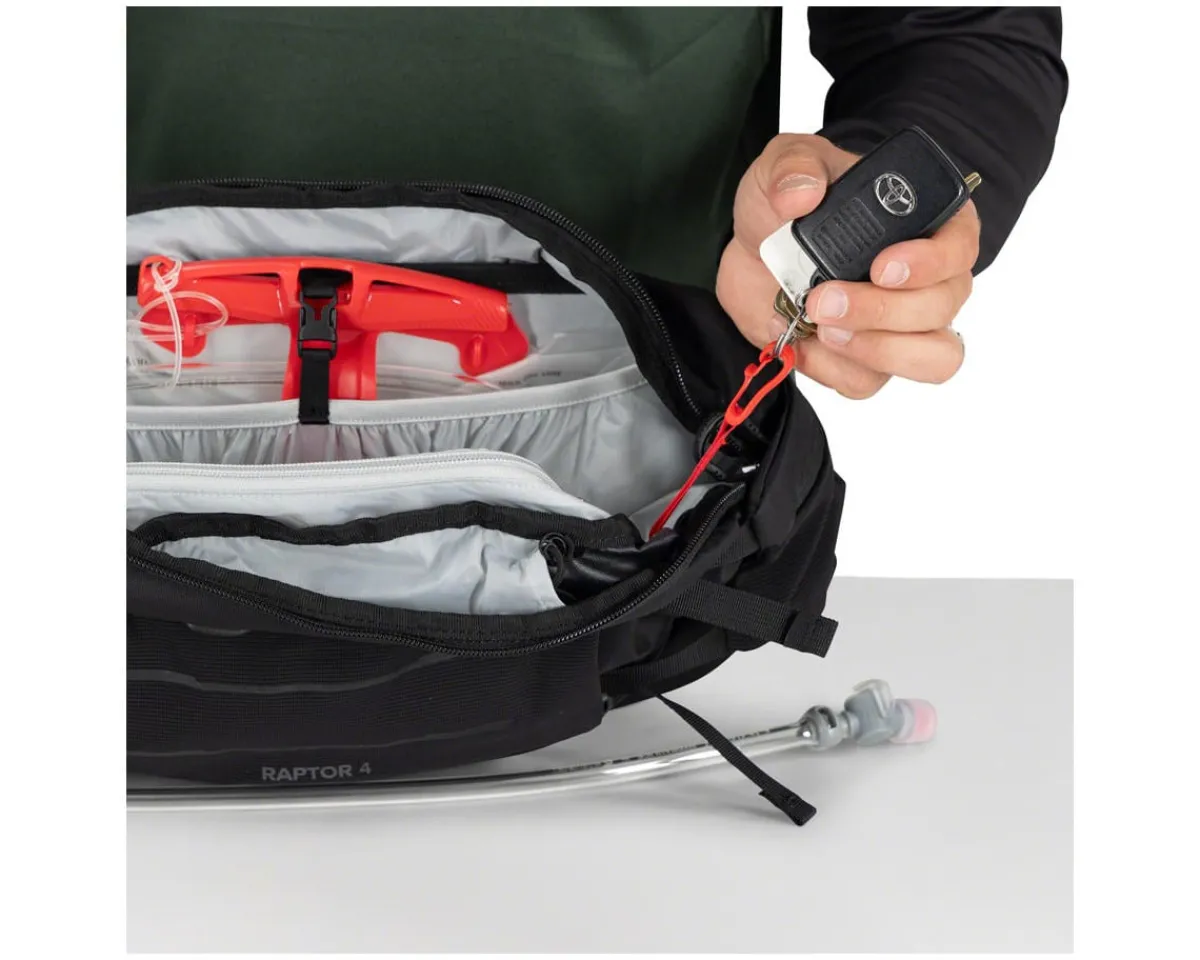 Osprey Bags & Packs|Raptor 4 Hydration Lumbar Pack (Black)