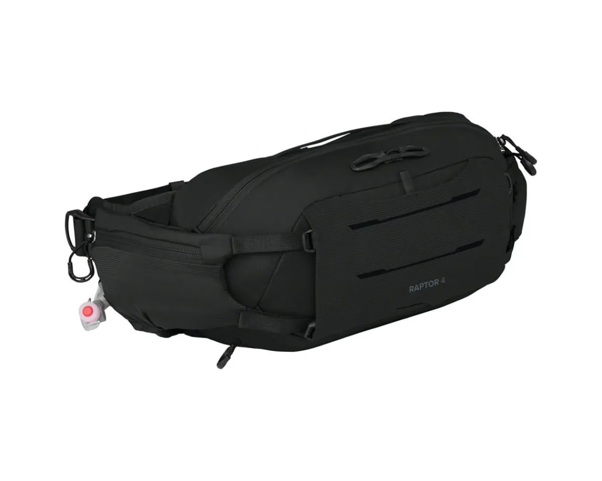 Osprey Bags & Packs|Raptor 4 Hydration Lumbar Pack (Black)