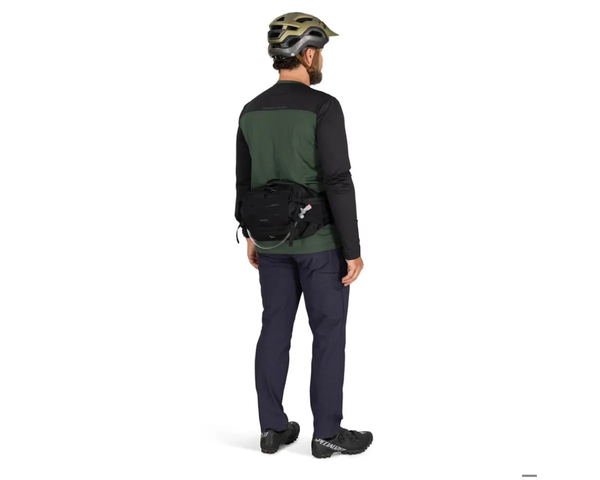 Osprey Bags & Packs|Raptor 4 Hydration Lumbar Pack (Black)