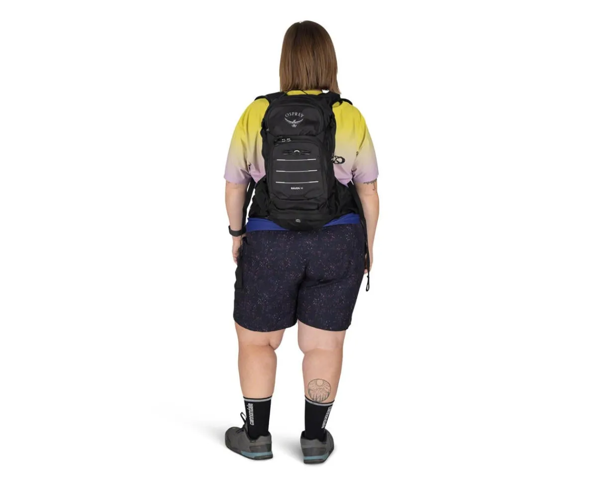 Osprey Bags & Packs|Raven 14 EFS Hydration Pack (Black) (Extended Fit)