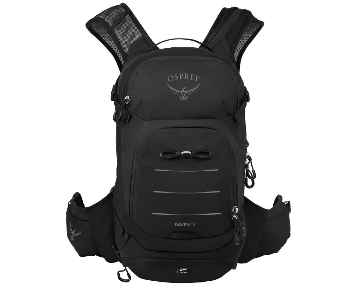 Osprey Bags & Packs|Raven 14 EFS Hydration Pack (Black) (Extended Fit)
