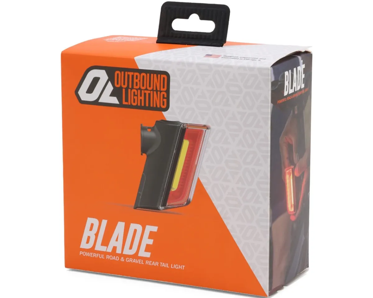 Outbound Lighting Hot & New Products|Bike Lights|Blade Rear Tail Light (Black) (300 Lumens)