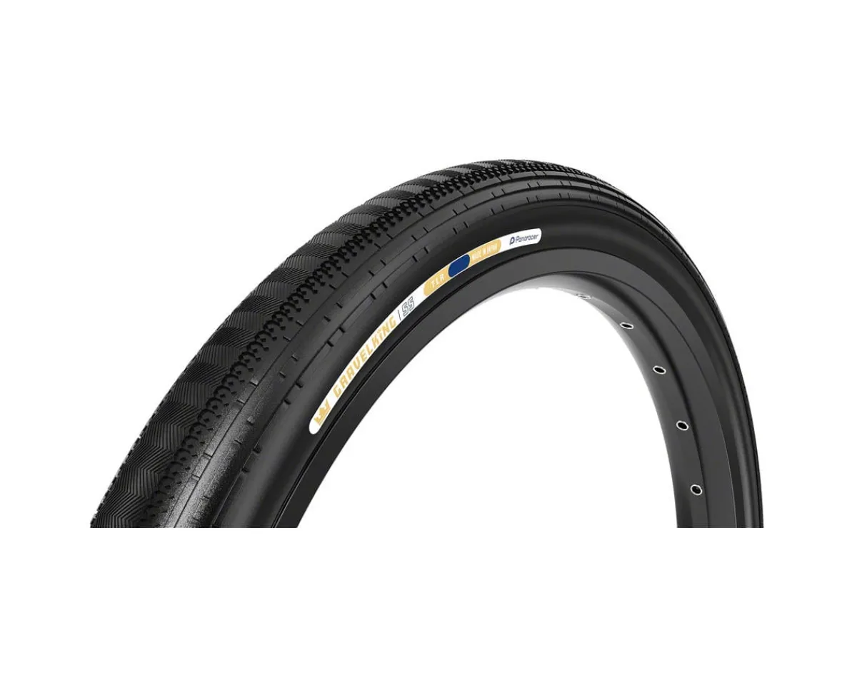 Panaracer Tires|GravelKing SS Tubeless Gravel Tire (Black) (700c) (35mm) (ZSG Gravel/TuffTex)