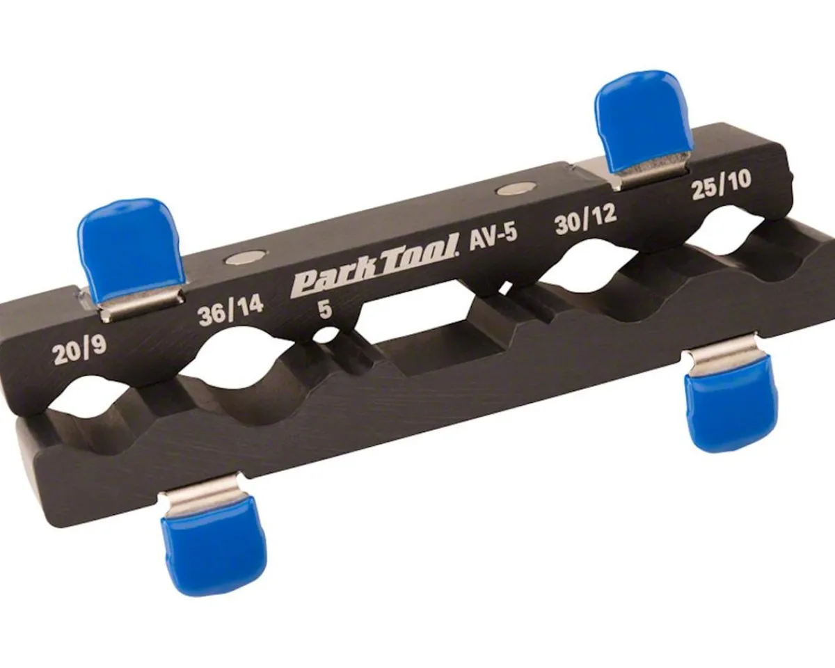 Park Tool Tools|AV-5 Axle & Spindle Vise Insert (Black)