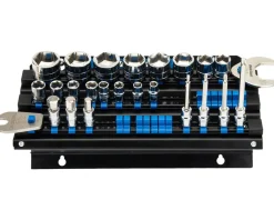 Park Tool Bike Repair Stands|JH-3 Socket And Bit Organizer (Black/Blue)