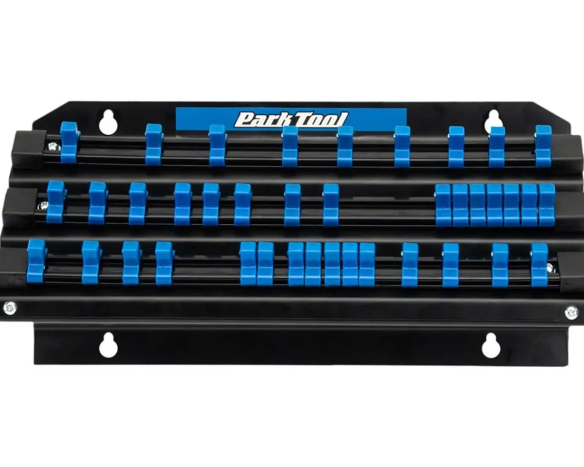 Park Tool Bike Repair Stands|JH-3 Socket And Bit Organizer (Black/Blue)