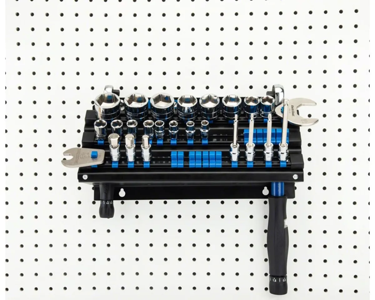 Park Tool Bike Repair Stands|JH-3 Socket And Bit Organizer (Black/Blue)