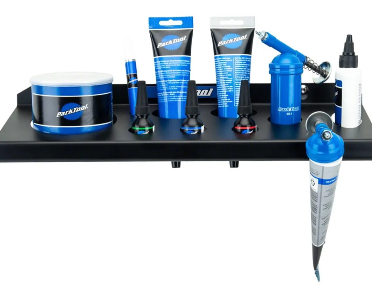 Park Tool Bike Repair Stands|JH-2 Wall-Mounted Lubricant And Compound Organizer (Black)