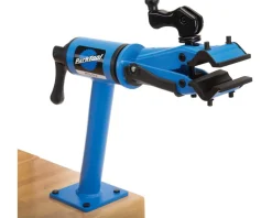 Park Tool Bike Repair Stands|PCS-12.2 Home Mechanic Bench Mount Repair Stand (Blue)