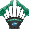 Park Tool Tools|PH-T1.2 P-Handle Torx-Compatible Wrench Set w/ Holder (Green)