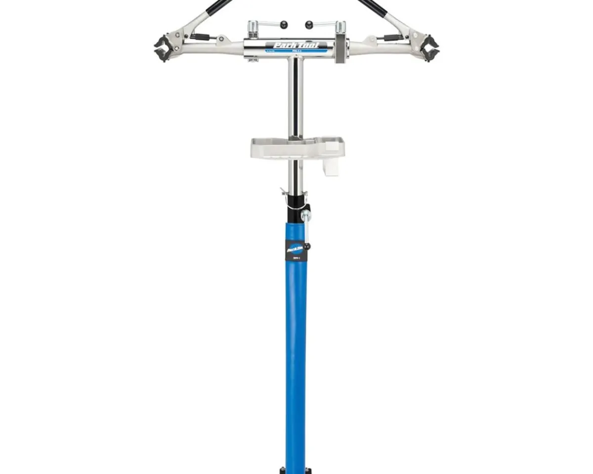 Park Tool Bike Repair Stands|PRS-2.3-1 Deluxe Double Arm Repair Stand (Blue) (w/100-3C Adjustable Clamps)