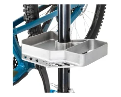 Park Tool Bike Repair Stands|PRS-2.4-1 Professional Double Arm Repair Stand (Blue/Silver) (w/100-3C Adjustable Clamps)