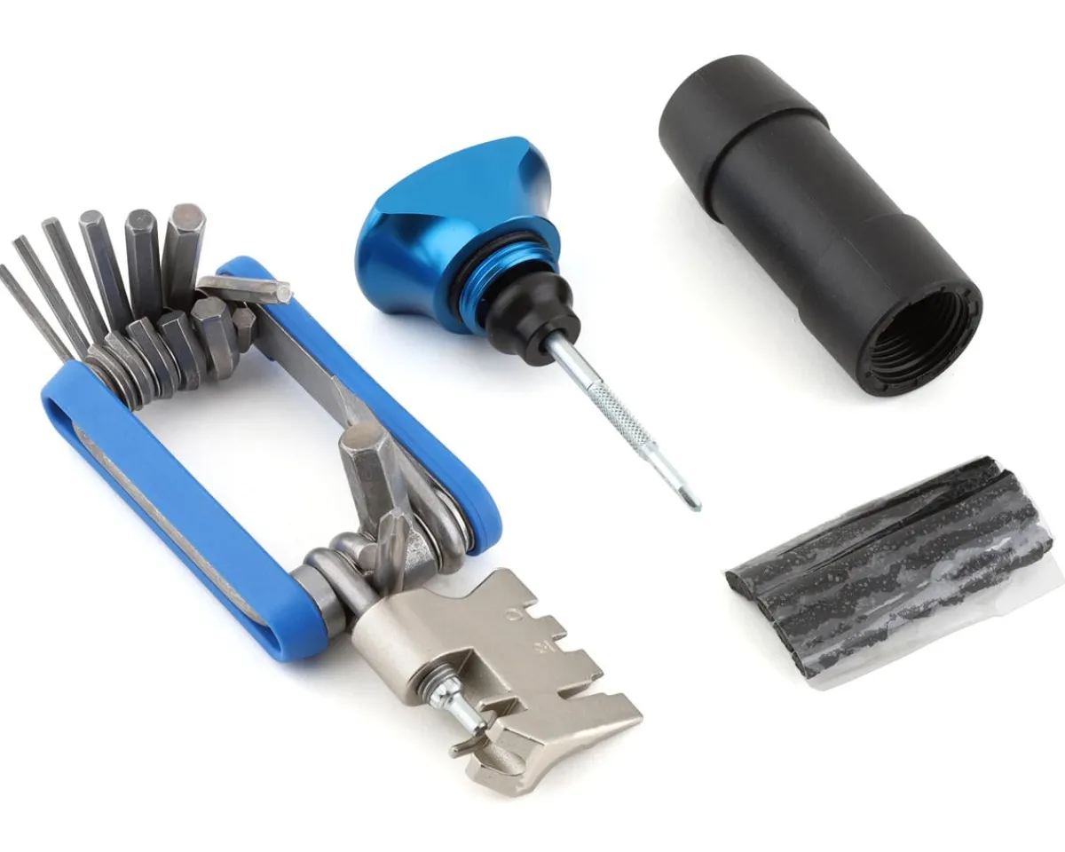 Park Tool Tubeless Tire Tools|Tubeless Accessories|RTP-1 Rescue Tool Pod (Black/Blue)