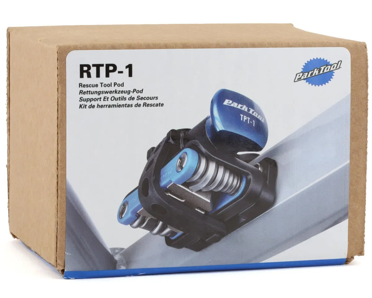 Park Tool Tubeless Tire Tools|Tubeless Accessories|RTP-1 Rescue Tool Pod (Black/Blue)