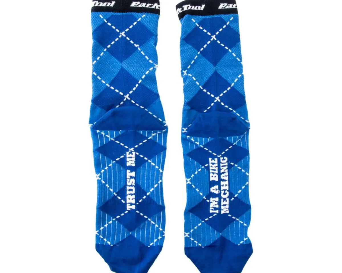 Park Tool Clothing Accessories|Shoes, Socks, & Footwear|SOX-5 Cycling Socks (Blue) (S/M)