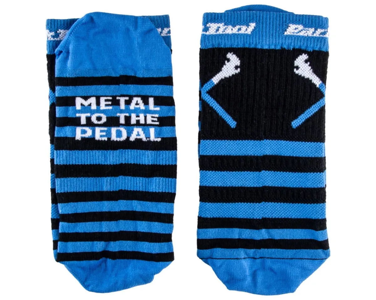 Park Tool Clothing Accessories|Shoes, Socks, & Footwear|SOX-6 Sockguy Cycling Socks (Black/Blue) (S/M)