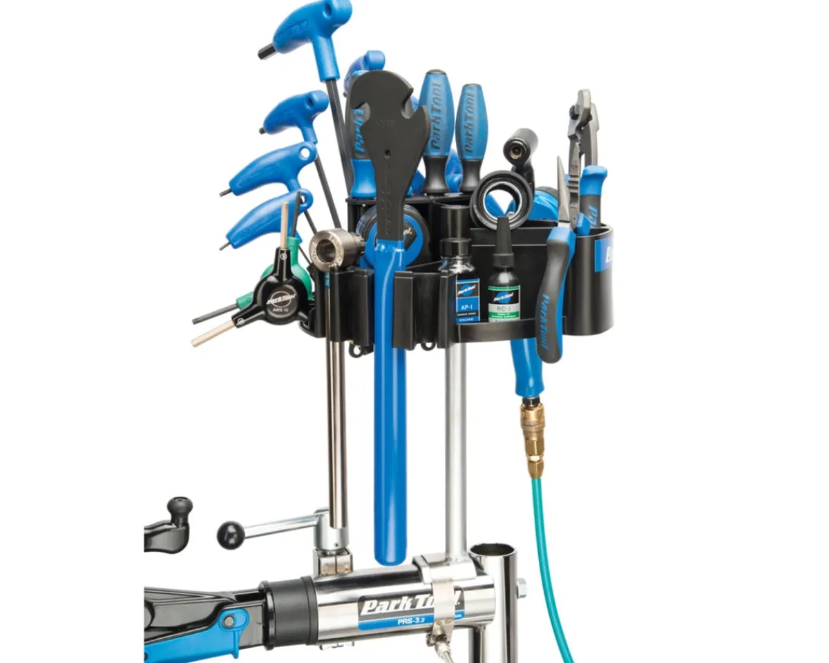 Park Tool Bike Repair Stands|TK-4 Tool Kaddie (Black) (w/ Stand Mount)