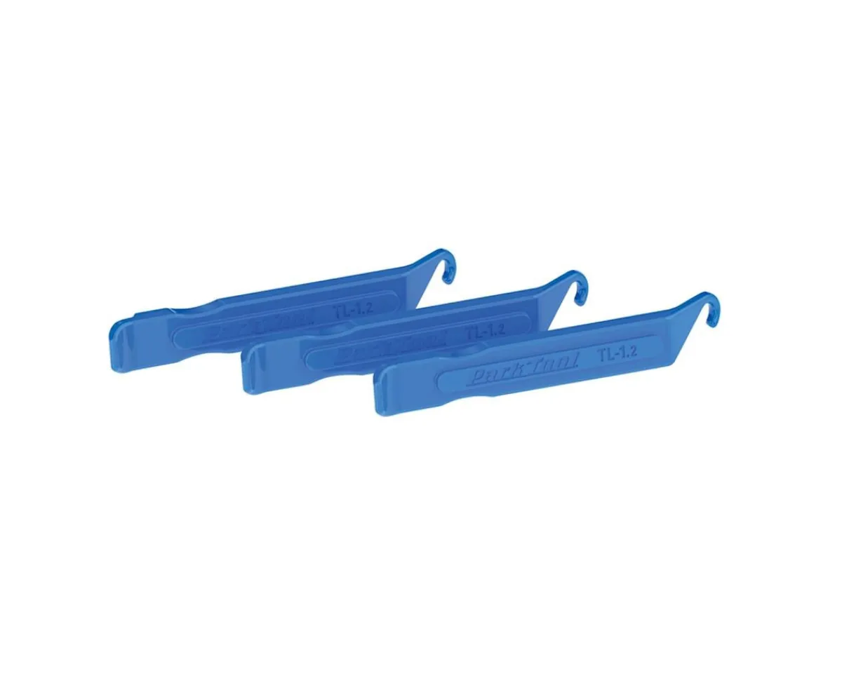 Park Tool Tire & Tube Accessories|Tools|TL-1.2 Tire Lever Set (Blue) (3 Pack)