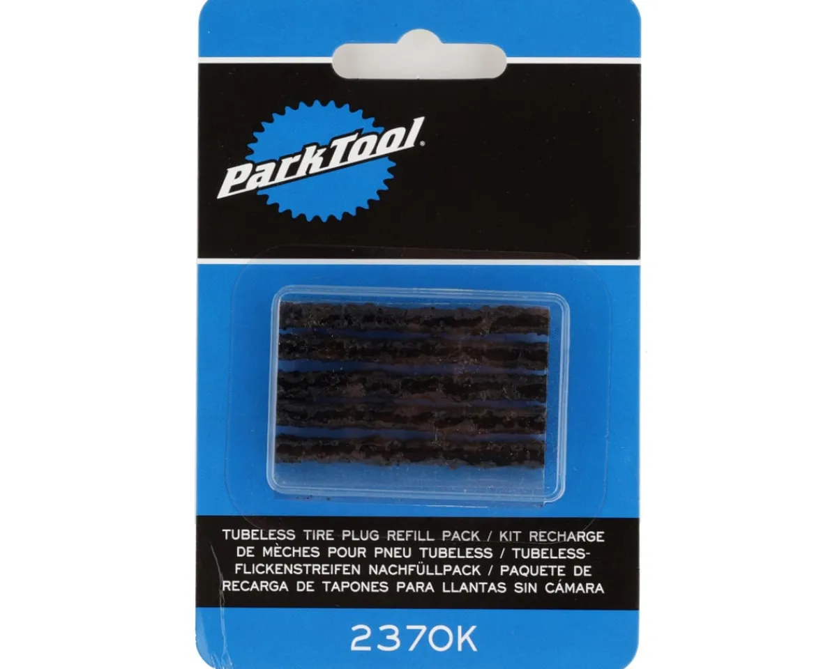 Park Tool Tubeless Tire Tools|Tubeless Accessories|Tubeless Tire Plug Refill Pack (Black) (5-Pack)