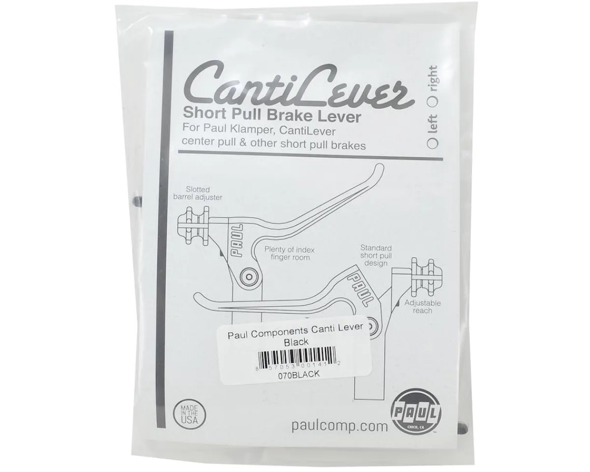 Paul Components Brakes|Canti Levers (Black) (Standard) (Pair)