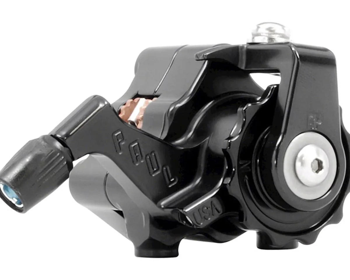 Paul Components Brakes|Klamper Disc Brake Caliper (All Black) (Mechanical) (Front or Rear) (Short Pull) (Flat Mount)