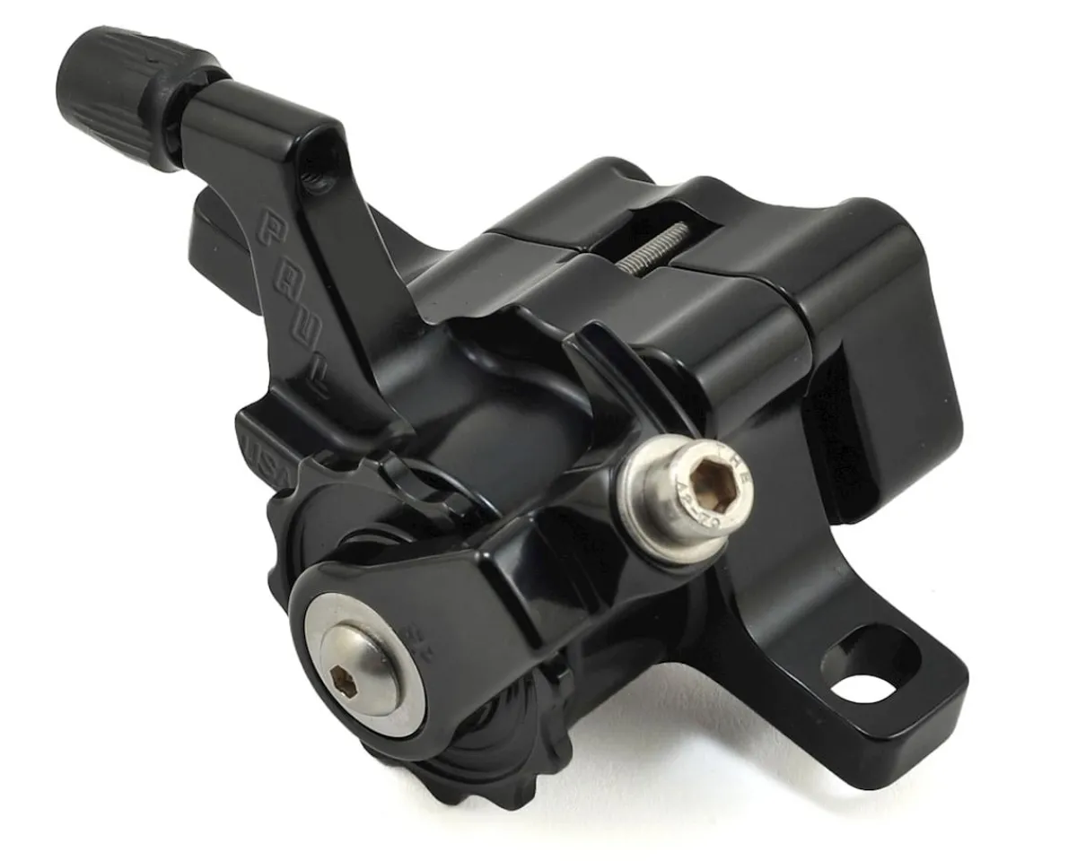 Paul Components Brakes|Klamper Disc Brake Caliper (All Black) (Mechanical) (Front or Rear) (Short Pull) (Post Mount)
