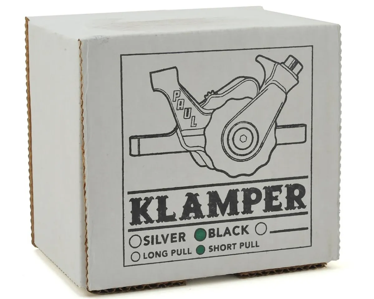 Paul Components Brakes|Klamper Disc Brake Caliper (All Black) (Mechanical) (Front or Rear) (Short Pull) (Post Mount)