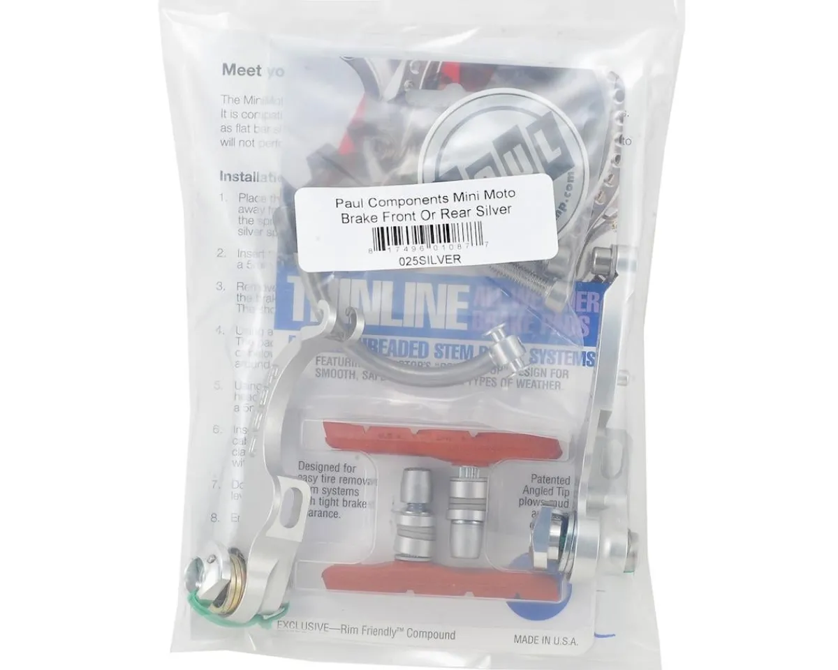 Paul Components Brakes|Mini Moto Brake (Silver) (Front or Rear) (Short Pull)