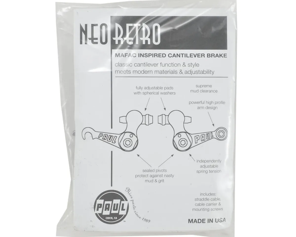 Paul Components Brakes|Neo-Retro Cantilever Brake (Polished) (Front or Rear)
