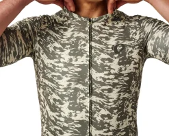 Pearl iZUMi Jerseys|Summer Essentials|Attack Short Sleeve Jersey (Deep Lichen Green Waverock) (L)
